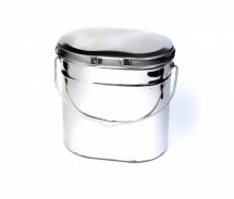 Набор автотуриста Большой пикниковый (сталь), крышки с ручками, Роза Ветров