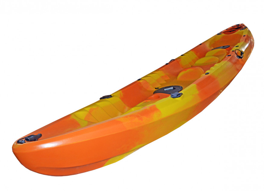 Пластиковая байдарка для моря Ривьера 2+2, Вольный Ветер