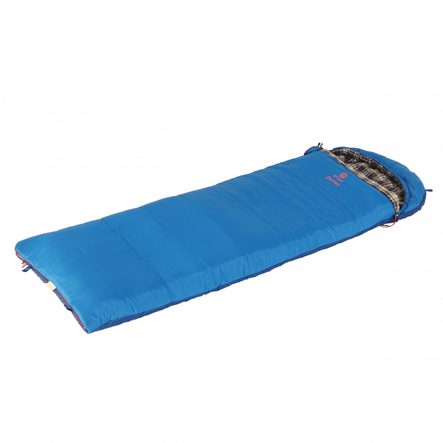 Спальный мешок Duvet Правый, серый/синий, Btrace