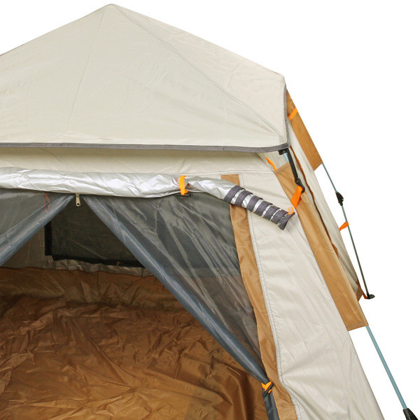 Палатка туристическая Печора-3 зонтичного типа, 240*240*155 см, бежевая