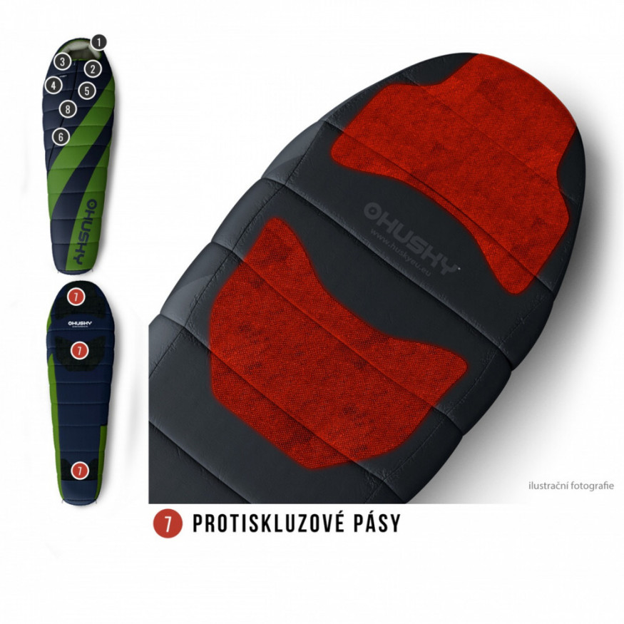 Спальный мешок ESPACE -6С, 210х85, InsuFil, левый