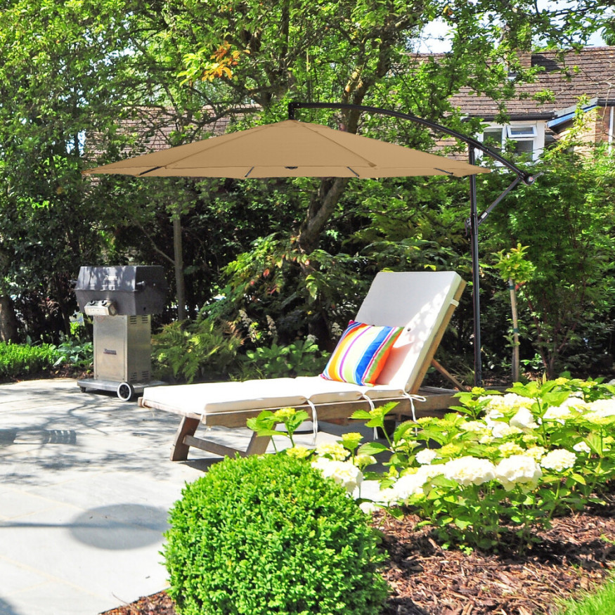 Зонт садовый 8803 светло-коричневый, Green Glade