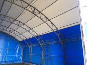 Палатка для ремонта техники АНГАРа - 300 (площадь 300 кв.м.)