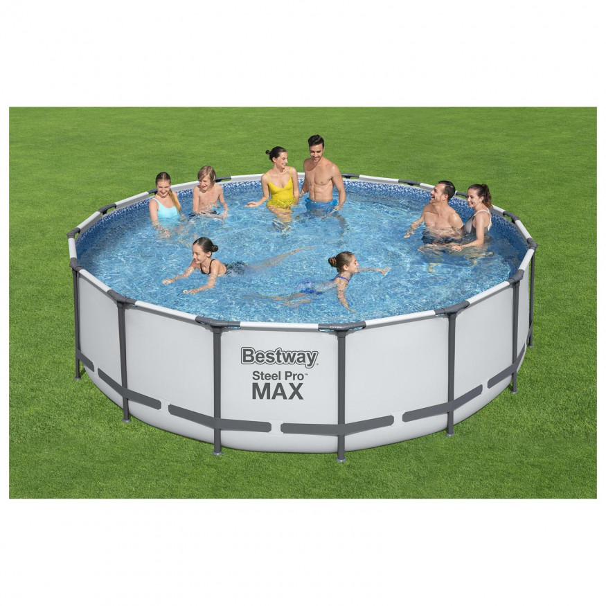 Бассейн каркасный Steel Pro MAX, 488 х 122 см + 3 аксессуара