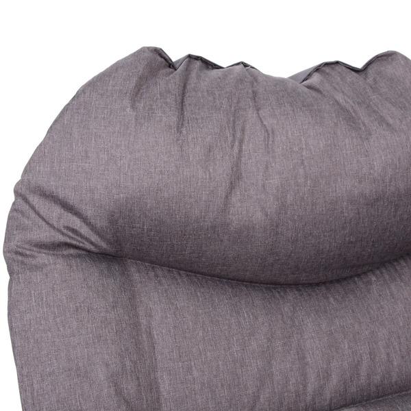 Раскладушка кемпинговая складная 195*64*30 см, серый