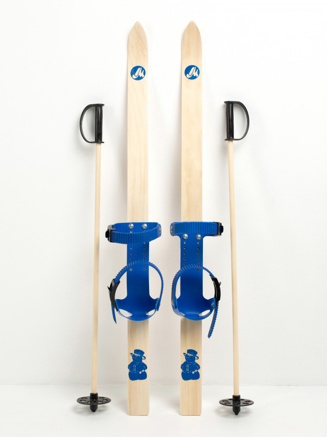 Детский лыжный комплект JUNIOR, 120 см, лыжи+крепления+палки