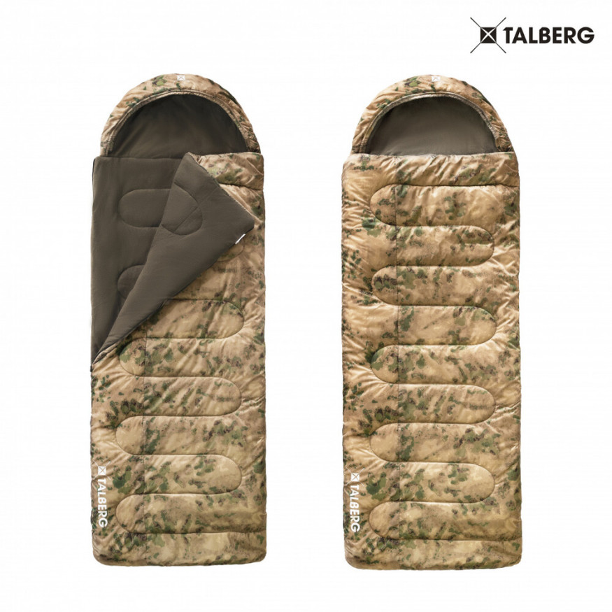 Cпальный мешок Forester -26, принт туман, Talberg