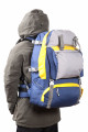 Рюкзак туристический Кайтур 2, синий-желтый, 65 л, ТАЙФ