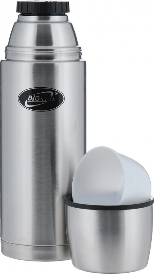Термос Биосталь-ОХОТА с узкой горловиной, 1,0 л