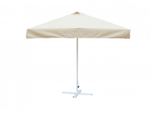 Зонт квадратный 2.5 х 2.5 м (8 спиц) сталь цинк, с воланом