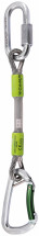 Комплект карабинов с оттяжкой GYM SAFE CABLE EXPRESS 18 cm - Green