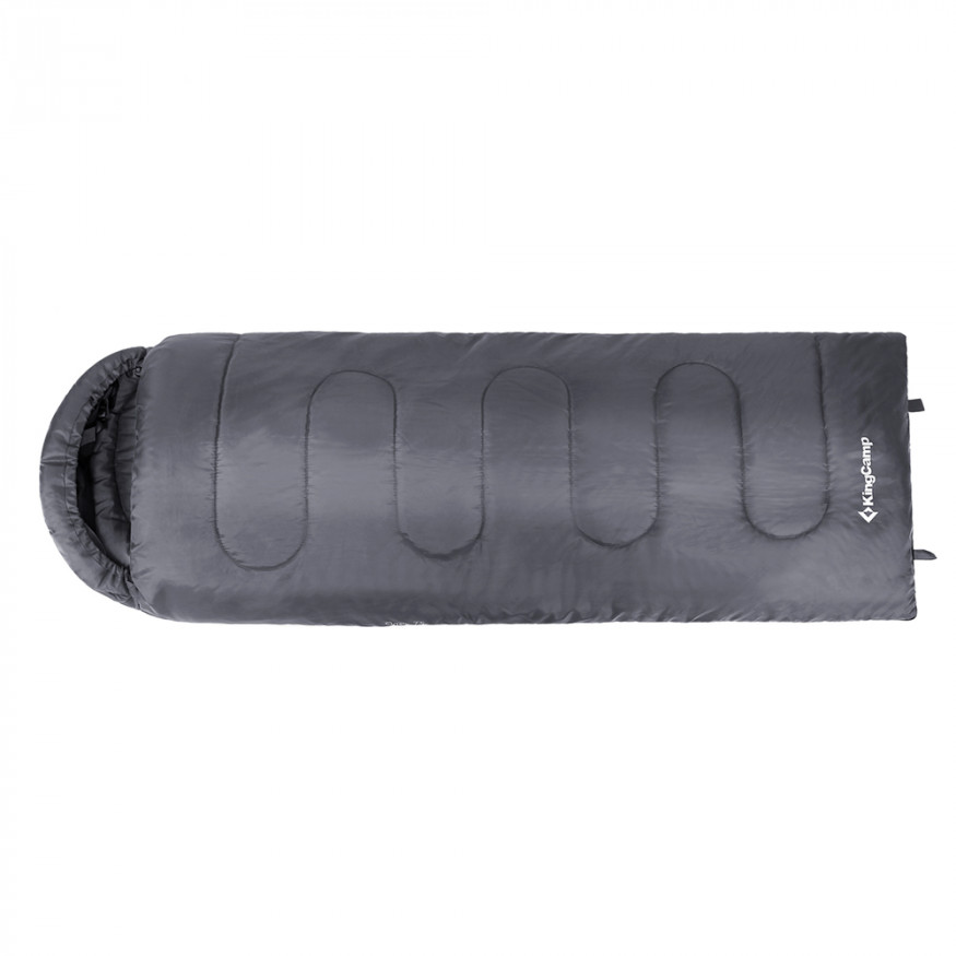 Спальный мешок OASIS 250 -3С серый, правый, King Camp