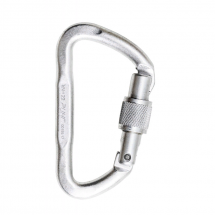 Карабин дюралевый трапеция "Малый" с р/жесткости с муфтой, "keylock", 22 кН, ринг