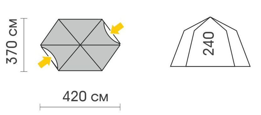 Шатер кемпинговый Talberg Arbour